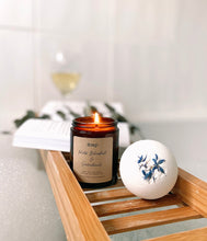 Load image into Gallery viewer, DOAP Beauty Patchouli &amp; Bluebell Luxury Foaming Bath Bomb
