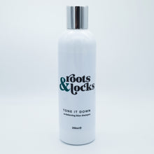 Load image into Gallery viewer, Roots &amp; Locks TONE IT DOWN Re-balancing Blue Shampoo
