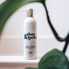 Load image into Gallery viewer, Roots &amp; Locks TONE IT DOWN Re-balancing Blue Shampoo
